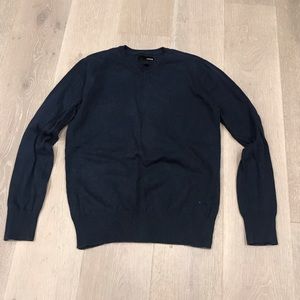 Blue V neck sweater